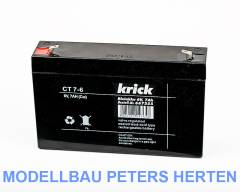 Krick Bleiakku 6V / 7Ah - 667255 Abb. 1